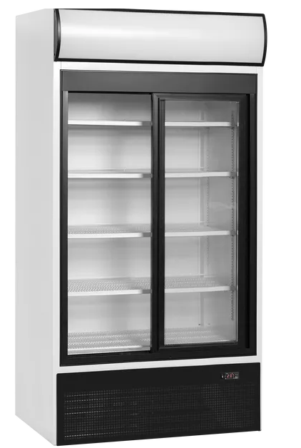 Armario expositor refrigerado dos puertas correderas