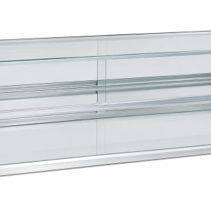 VITRINA EXPOSITORA NEUTRA DE CRISTAL 95 CM CON TEJADILLO