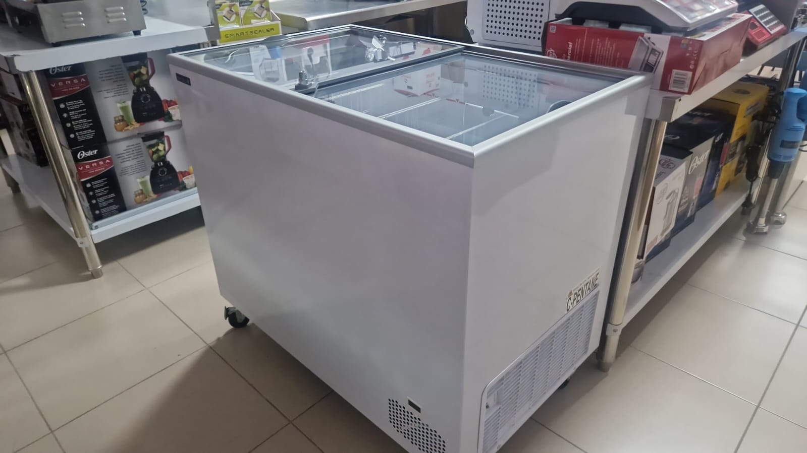 CONGELADOR PUERTA CORREDERA CRISTAL 1 M