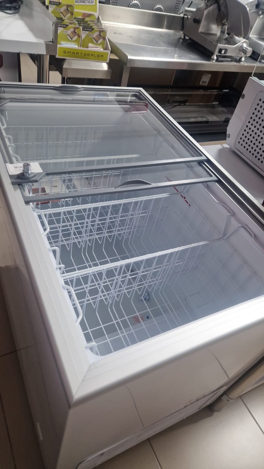 CONGELADOR PUERTA CORREDERA CRISTAL 1 M - Imagen 2
